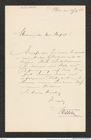 Nachlass Franz Steindachner, Brief von Richard von Wettstein an Franz Steindachner (13.09.1910), Inv.Nr. 590.02, Seite 1